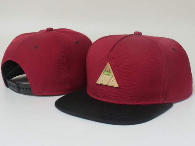 HUF Red Snapback Hat LS 1